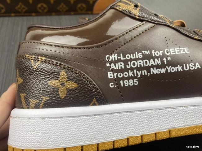 Cheap TBkick Air Jordan Off-Louis OW LOW AJ1 1 x 0715